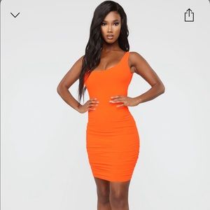 Fashion Nova Fun For One Ruched Dress
